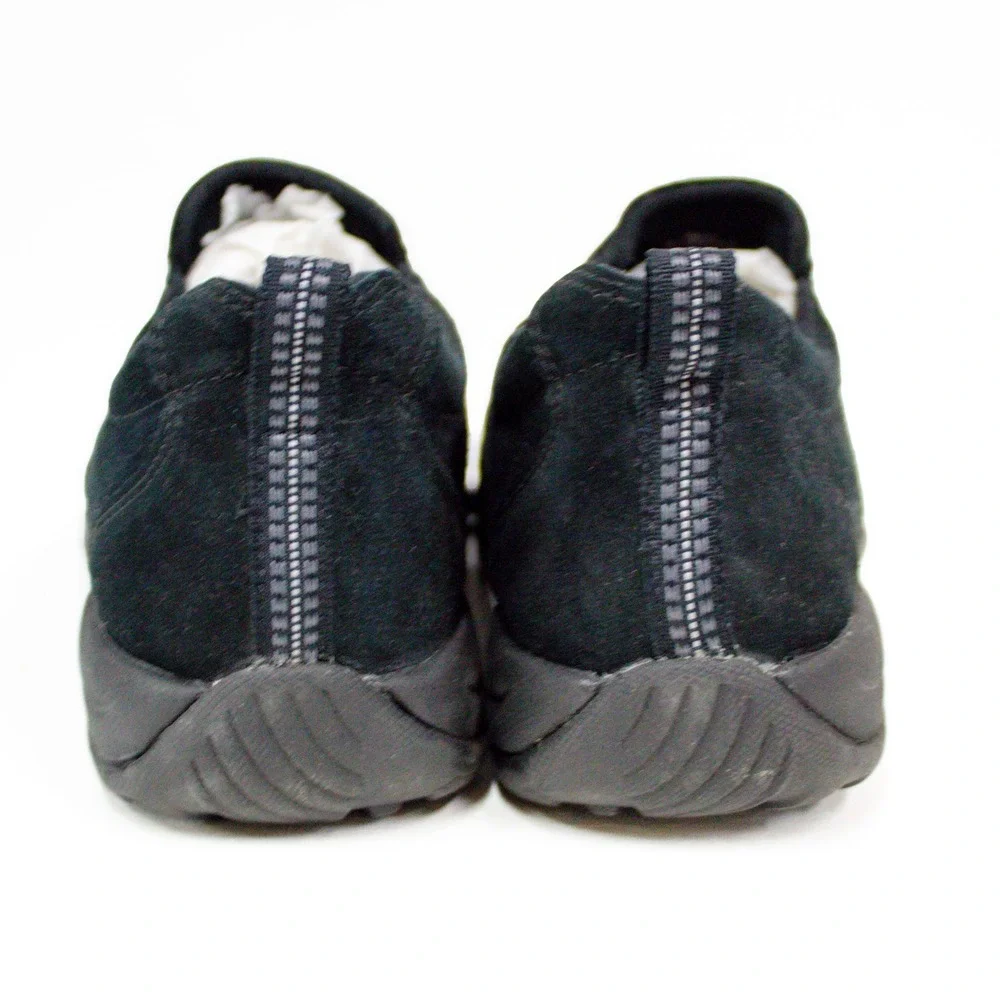 LL Bean Comfort Loafers Black Suede Leather Slip-On MEN'S SHOES Sz 9.5 M